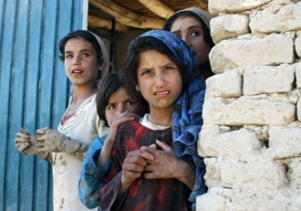 Afghánské dívky v provincii Lógar.